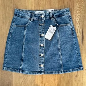 NWT MANGO JEAN SKIRT